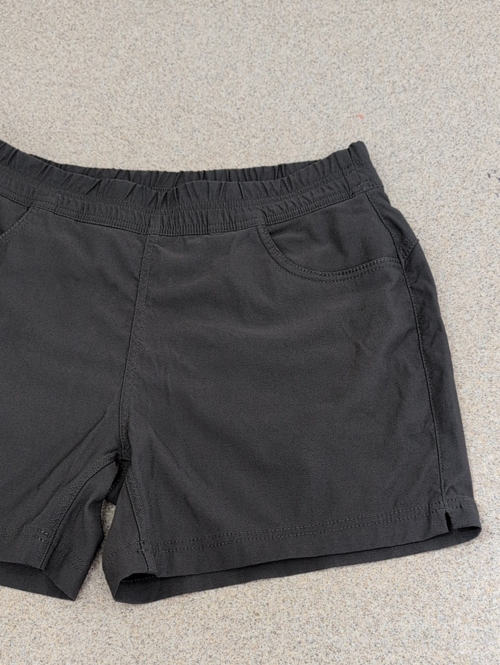 Prana Shorts, Elastic Waist, Pockets, 5 In Inseam Women's Size 12 - Picture 4 of 15